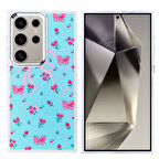 Galaxy S24 Ultra Kılıf Airbag Tasarımlı EFFX Hadra Kapak - Kelebek