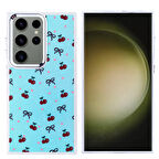 Galaxy S25 Ultra Kılıf Airbag Tasarımlı FRMS Hadra Kapak - Kiraz