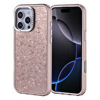 iPhone 16 Pro Max Kılıf Taşlı Tasarımlı Kapi Kapak