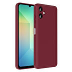 Galaxy A06 Kılıf Kamera Korumalı Kartlık Hazneli SYS Vitra Kapak - Mürdüm