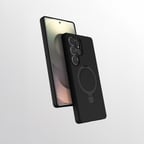 Galaxy S25 Ultra Kılıf M-safe Şarj Özellikli Standlı MKST Samara Kapak - Siyah
