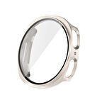 Galaxy Watch 8 40mm Sert PC Kasa ve Ekran Koruyucu Zore Watch Gard 38