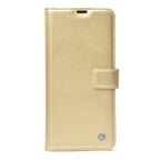 iPhone 17 Kılıf NRTK Kar Deluxe Kapaklı Kılıf - Gold