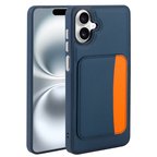 Galaxy A07 Kılıf Kartlıklı NRTK X-Kart Silikon Kapak - Lacivert