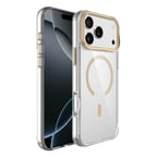 Apple Uyumlu iPhone 17 Pro Max Kılıf M-safe Şarj Özellikli Airbagli Kamera Standlı Zore Azor Kapak