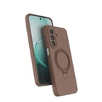 Galaxy A27 Kılıf M-safe Şarj Özellikli Standlı MKST Samara Kapak - Desert Gold