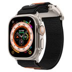 Watch 7 45mm MKST KRD-154 Naylon Kumaş Hasır Örgülü Kordon - Gri-Siyah