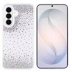 Samsung Galaxy S26 Kılıf Airbag Tasarımlı Damla Taşlı Şeffaf Pera Silikon Kapak
