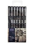 Kraf Drawing System Çizim Kalemi 7’li