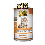 Quik Tavuklu Kedi  Konservesi 415 Gr X 12 Adet