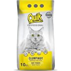 Quik İnce Taneli Topaklanan Bentonit Kedi Kumu Pudra Kokulu 10 lt