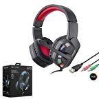 OYUN KULAKLIK PC MİKROFONLU USBLİ IŞIKLI NOVATOR G-70