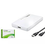 Hadron Hdx1752 Hdd Kutu Usb3.0 Plastik Sata 2.5" Beyaz