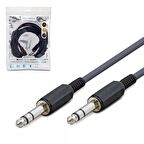 GİTAR KABLOSU STEREO 6.3MM ERKEK ERKEK 1.5MT HADRON HDX-1033