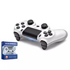 OYUN KOLU GAMEPAD KABLOSUZ PS4 BULETOOTH BEYAZ HADRON HD-323B
