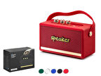 Hadron KILBURN3 Kırmızı Bluetooth Nostalji Speaker168-103-72MM