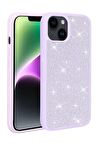 Apple iPhone 14 Kılıf Parlak Taşlı Şık Tasarım Ston Kapak