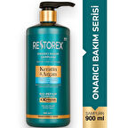 Restorex Keratin Argan Onarıcı Bakım Şampuanı 900 ml