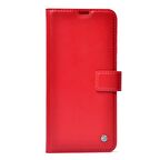 Redmi Note 12 Pro 4G Kılıf Standlı Kapkalı Cüzdan Kopçalı Kar Deluxe