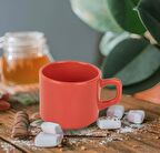 KERAMİKA FINCAN CAY STACKABLE 8 CM TURUNCU 207