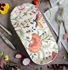 Keramika Noyan 26 cm Kayık Tabak Beyaz 004