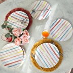 Keramika Soft Line Servis Tabağı 26 Cm 6 Adet 22321