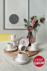 Keramika Rose Line Nordic Kahve Takımı 12 Parça 6 Kişilik 22910-12