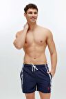 . Erkek Lacivert Orta Boy Deniz Şortu