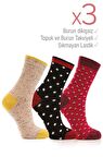 Miorre 3lü Kadın Soket Çorabı