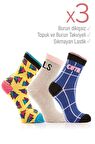 Miorre 3lü Kadın Soket Çorabı