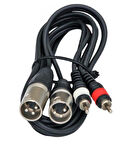 Ayt Powermaster 2 Xlr Dişi 2 Rca Renkli Kablo 3 Metre 