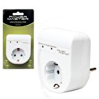 Powermaster PM-18521 Tekli 16A-3500W Akım Korumalı Priz
