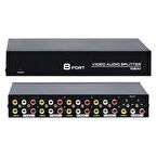 POWERMASTER PM-4832 8 PORT VIDEO AUDIO DAĞITICI (1024X768-85HZ)
