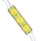 POWERMASTER MODÜL LED 12V 1.5W SARI YANIP SÖNEN PARLAK TEK RENK 2835 69 X 16 MM IP65 160-180LM 160 DERECE