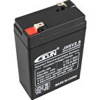 GDJN JN6V2.8 6 VOLT - 2.8 AMPER DİK AKÜ (66 X 33 X 97 MM)