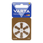 Varta 312 Numara Kulaklık İşitme Cihazı Pili 6 Lı Paket En İyi İşitma Cihazı Makinesi Pili