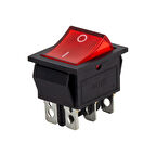 Ayt IC-104A Geniş Işıklı Anahtar 6P On-Off Aç Kapa Düğme Buton