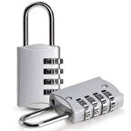 Ayt Powermaster PM-24698 4 Haneli Güvenlik Kilidi Şifreli Asma Kilit Bisiklet Scooter Uyumlu