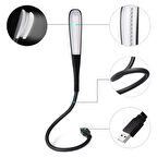 Powermaster PM-24561 14 Ledli Siyah Esnek Usb Led Lamba