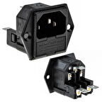 Powermaster IC-213B C14 Power Şase Çift Fuselli Kulaklı