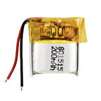 Powermaster 801515 3.7 Volt 200 Mah Lityum Polimer Pil