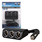 Olesson 1521 12-24V 120 Watt 3'LÜ Araç Çakmak Çoklayıcı