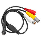 PowerMaster PM-19307 2mp 3.7mm 1080p 2000 TVL Analog CVBS Yuvarlak Mini Tip Mikrofonlu Kamera