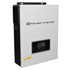 Powermaster CP-EF30 24V 125A 3000W Off-Grid Hibrit Saf Sinüs Güç İnverteri (MPPT Solar + AC Şarj)