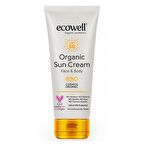 Ecowell Organik Güneş 50 Faktör Tüm Cilt Tipleri İçin Renksiz Güneş Koruyucu Krem 110 ml
