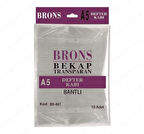Brons Hazır Defter Kabı A5 Şeffaf 10Lu Küçük Boy - 2 paket
