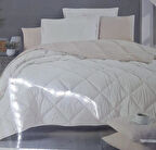 ÇİFT KİŞİLİK RANFORCE YORGAN LİYA 11 KREM BEJ