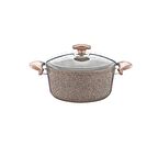 Oms Collection 20X10 cm Granit Derin Tencere Kahverengi