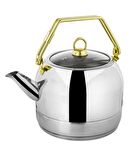 OMS Çelik Üstten Kulplu Suluk Çaydanlık 3 Litre -M Boy