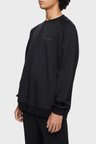 Les Benjamins Pamuklu Relaxed  Fit Bisiklet Yaka Sweat Erkek SWEAT LB23FWCLAMUSW-407 SİYAH
